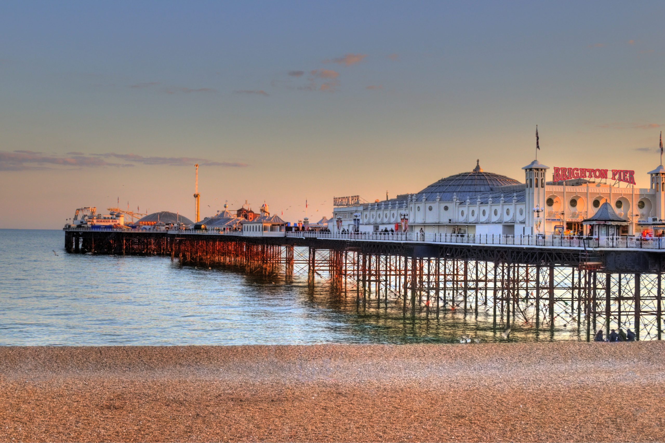 Brighton Pier At Sunrise