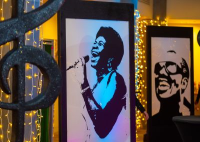Motown Themed Event Decoration by West End Events