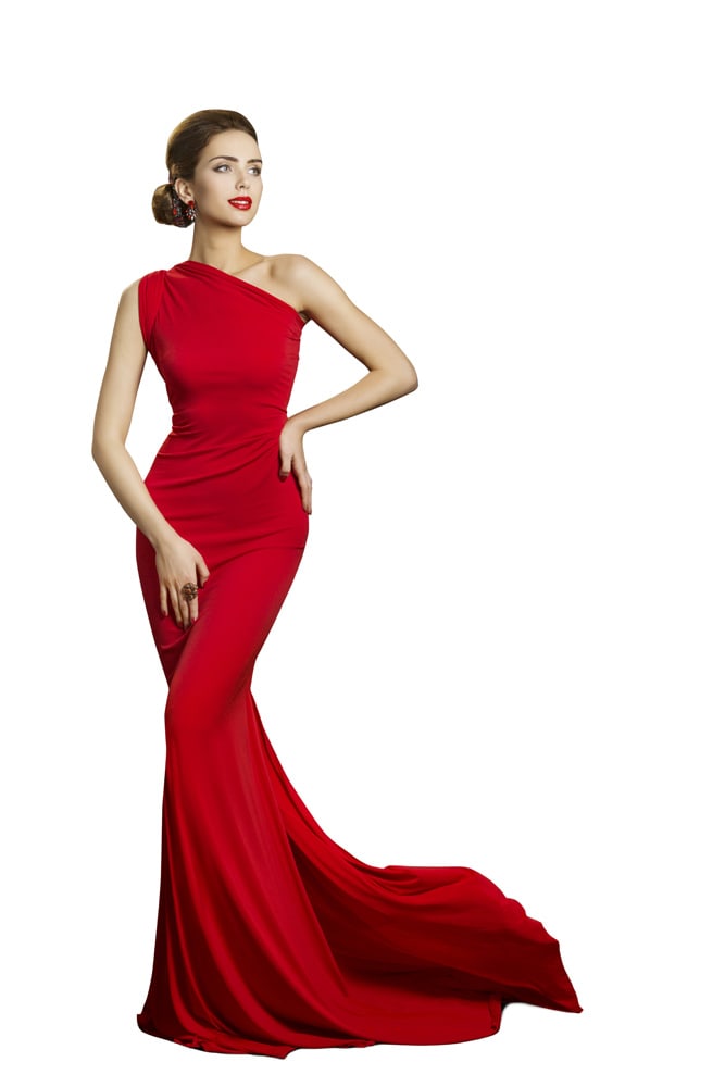What to Wear to a James Bond Party: The red evening gown